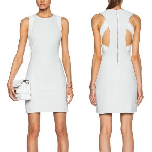 Helmut Lang Dresses & Skirts - Helmut Lang Prism Compress Twill Mesh Cutout Dress